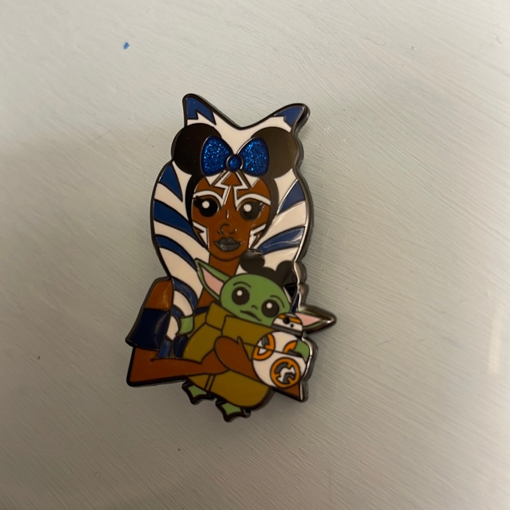 Star Wars Ahsoka and Baby Yoda Pin